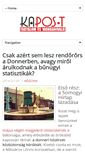 Mobile Screenshot of kapost.hu